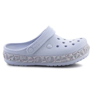 Klapki Crocs Crockband Geometric Glitter Band Clog 210134-5AF fioletowe