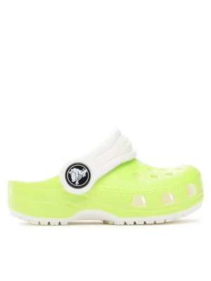 Klapki Crocs Crocs Classic Glow In The Dark Clog T 209161 Zielony