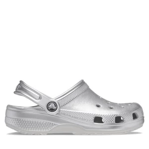 Klapki Crocs Crocs Classic Metallic Clog T 209198 Srebrny