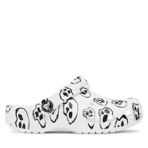 Klapki Crocs Crocs Classic Skull Print Clog Kids 209083 White/Black 103