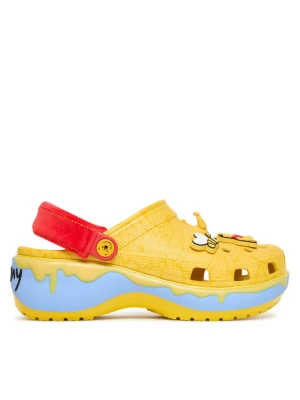 Klapki Crocs Disney Winnie The Pooh Classic Platform Clog 211092 Żółty