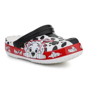 Klapki Crocs Fl 101 Dalmatians Kids Clog 207483-100 białe