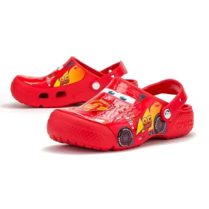 Klapki Crocs Fun Lab Cars Clog Flame 204116-8C1 - czerwone