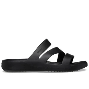 Klapki damskie Crocs Getaway Strappy 209587-001 - czarne