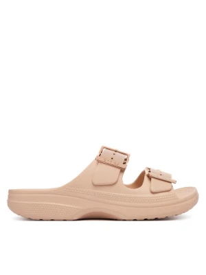 Klapki Crocs Saturday Metallic Buckle 213316 Różowy