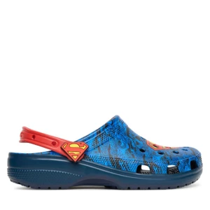 Klapki Crocs Superman Classic Clog 211131 Niebieski