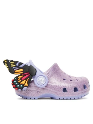 Klapki Crocs Toddler Classic IAM Butterfly Clog 210018 Fioletowy