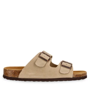 Klapki CRUZ Cosimo Leather CR252323 Beżowy