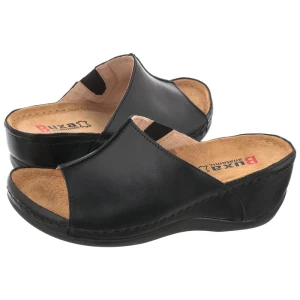 Klapki Czarne Anatomic BZ320 (BX18-a) Buxa