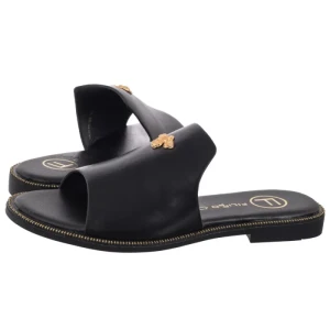 Klapki Czarne DK6975/25 BK (FO170-a) Filippo
