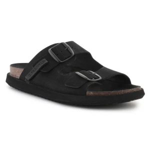 Klapki D.Franklin Vibe Sandals Buckle DFSH407001-BLAC czarne