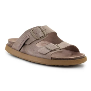 Klapki D.Franklin Vibe Sandals Buckle DFSH407001-TAUP brązowe