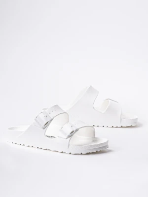 Klapki damskie białe Birkenstock Arizona Essentials