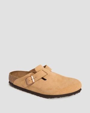 Klapki damskie Birkenstock Boston VL Beżowe Narrow
