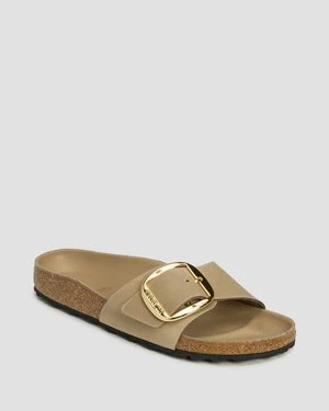 Klapki Damskie Birkenstock Madrid Big Buckle Leoi Narrow