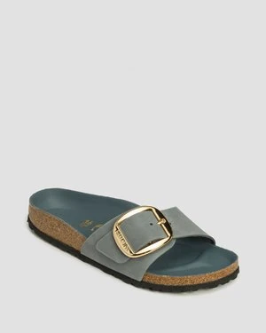 Klapki Damskie Birkenstock Madrid Big Buckle Leoi Narrow
