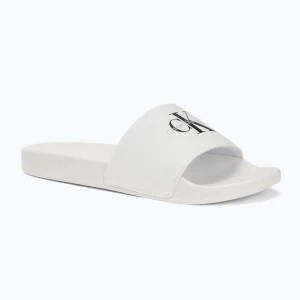 Klapki damskie Calvin Klein YW0YW01835 Slide Monogram Wn bright white/black