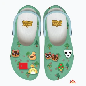 Klapki damskie Crocs Animal Crossing Platform multicolor