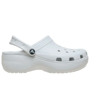 Klapki damskie Crocs Classic Platform Clog 206750-1NK - białe