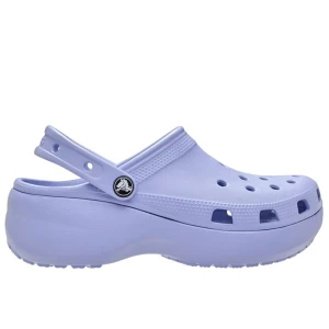 Klapki damskie Crocs Classic Platform Clog 206750-453 - fioletowe
