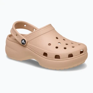 Klapki damskie Crocs Classic Platform Clog pink caramel