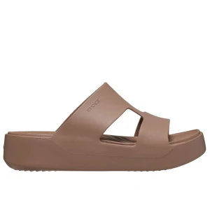 Klapki damskie Crocs Getaway Platform H-Strap 209409-2Q9 - brązowe
