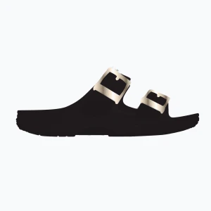 Klapki damskie Crocs Saturday Metallic Buckle black