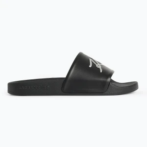 Klapki damskie KARL LAGERFELD Kondo 2.0 Signia black rubber
