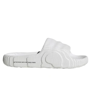 Klapki damskie/męskie adidas Adilette 22 Crystal White z wygodną profilowaną podeszwą białe (HQ4672)
