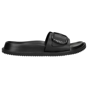 Czarne basenowe klapki damskie relaks r 74039-11