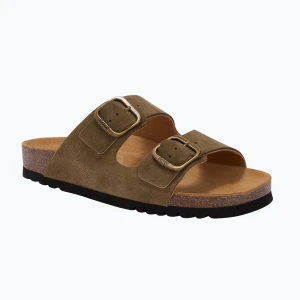 Klapki damskie Scholl Josephine Suede Zielony