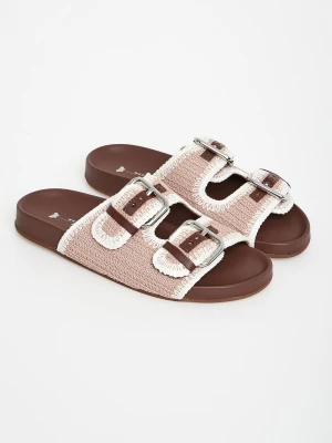 Klapki damskie skórzane Bonito WEEKEND MAX MARA