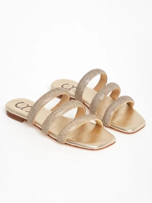 Klapki damskie skórzane CESARE CASADEI