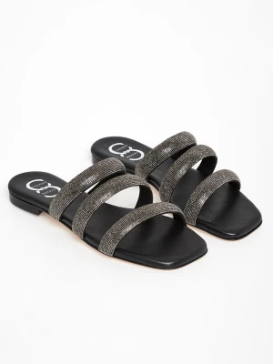 Klapki damskie skórzane CESARE CASADEI