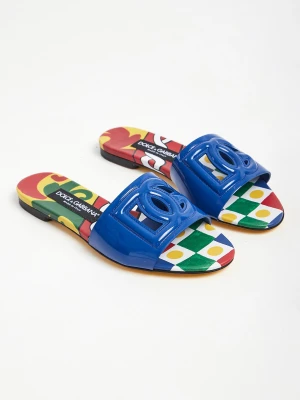 Klapki damskie skórzane DOLCE & GABBANA