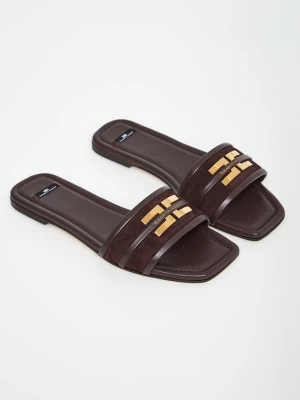 Klapki damskie skórzane ELISABETTA FRANCHI