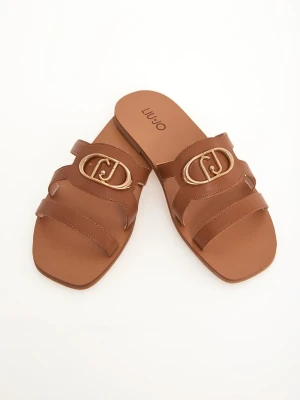 Klapki damskie skórzane LIU JO