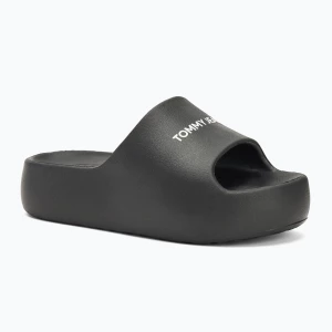 Klapki damskie Tommy Jeans Flatform Pool Slide Ess black