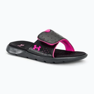 Klapki damskie Under Armour Ignite 7 SL black/black/rebel pink