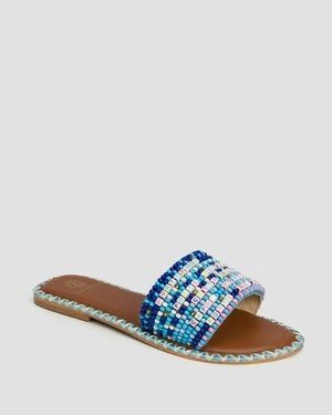 Klapki damskie z koralikami De Siena Resort Italia Beads