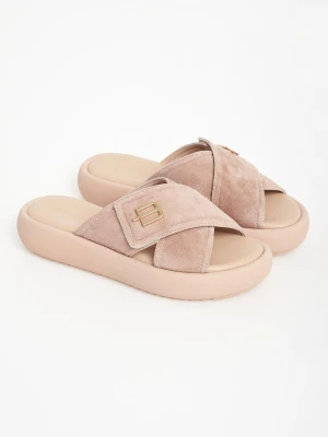 Klapki damskie zamszowe BALDININI