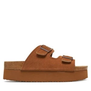 Klapki DeeZee DZ-C1 Brązowy