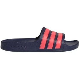 Klapki dla dzieci adidas Adilette Aqua granatowe niebieskie