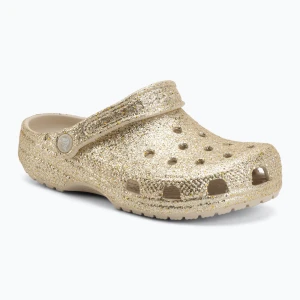 Klapki dziecięce Crocs Classic Chunky Glitter sandstone