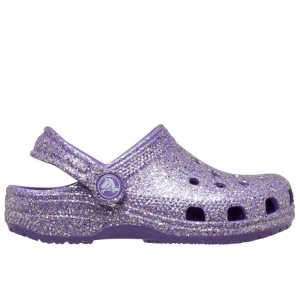 Klapki dziecięce Crocs Classic Fantasy Glitter Clog 212562-510 - fioletowe