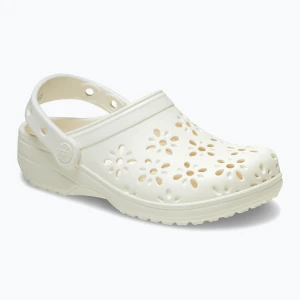 Klapki dziecięce Crocs Classic Floral Cutout Clog Kids Toddler chalk