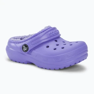 Zdjęcie produktu Klapki dziecięce Crocs Classic Lined Clog Toddler digital violet