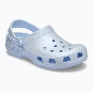 Klapki dziecięce Crocs Classic Pearl Shine blue frost