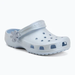 Klapki dziecięce Crocs Classic Pearl Shine blue frost