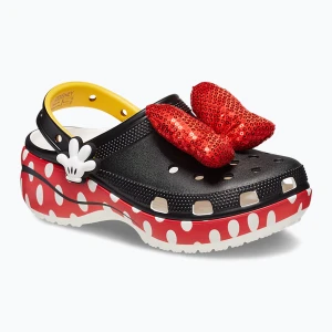 Klapki dziecięce Crocs Minnie Mouse Classic Platform Clog white